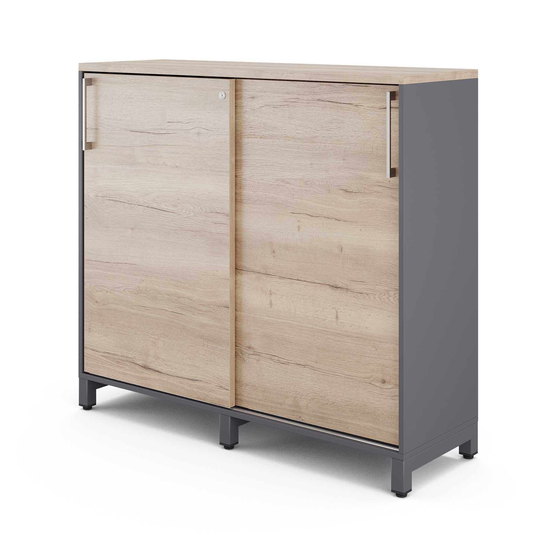 Шкаф-купе Kobor HK/3-120/40/M graphite/natural Шкаф-купе Kobor HK/3-120/40/M graphite/natural