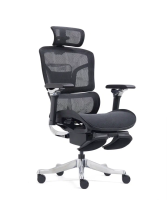 Офисное поворотное кресло SPARX FX-27 Evil FT Black / Black