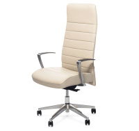 STRIPE/A Кресло руководителя БЕЖЕВЫЙ-АЛЮМ
