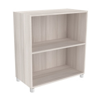 Шкаф низкий стеллаж 19400 светлый дуб