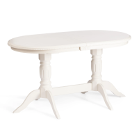 Стол COPPOLA бук, мдф, 140+40x80x77см, Ivory white Стол COPPOLA бук, мдф, 140+40x80x77см, Ivory white