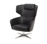 VENTO High Кресло recliner ЧЕРНЫЙ/ПОЛИР.АЛЮМ VENTO High Кресло recliner ЧЕРНЫЙ/ПОЛИР.АЛЮМ