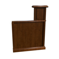 WASHINGTON 30580 R Боковая панель для ресепшн правая темный орех