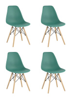 Стул Eames Style DSW серо-зеленый x4 (разборный каркас) Стул Eames Style DSW серо-зеленый x4 (разборный каркас)