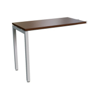 Брифинг - приставка Steel 11700 т. дуб/белый