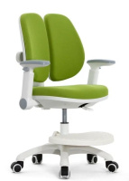 Кресло FALTO KIDS MAX DUO-P, ППУ латекс, спинка корсет, подножка, подлокотник 3D, обивка ЗЕЛЁНЫЙ Кресло FALTO KIDS MAX DUO-P, ППУ латекс, спинка корсет, подножка, подлокотник 3D, обивка ЗЕЛЁНЫЙ