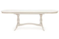 Стол раскладной Siena ( SA-T6EX2L ) дерево гевея/мдф, 150+35+35х80х75см, ivory white (слоновая кость 2-5)