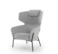 VENTO High Кресло СЕРЫЙ/ЧЕРНЫЙ VENTO High Кресло СЕРЫЙ/ЧЕРНЫЙ