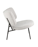 Кресло District Lounge букле светло-серый