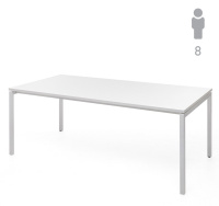 TOUR Стол переговоров 200*100 БЕЛЫЙ