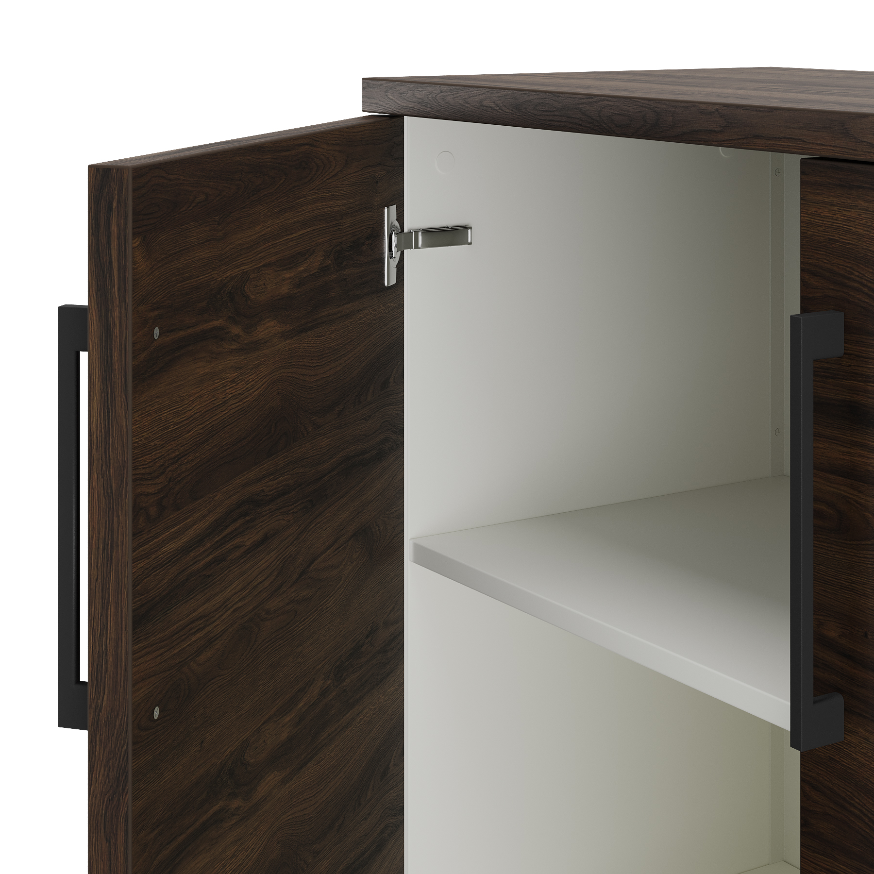 Шкаф распашной Kobor HR/3-90/60/M white/charlston Шкаф распашной Kobor HR/3-90/60/M white/charlston