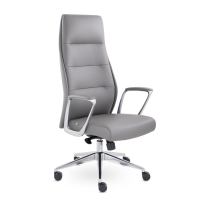 Кресло для руководителя UTFC Бремен М-123 алюминий (серый)