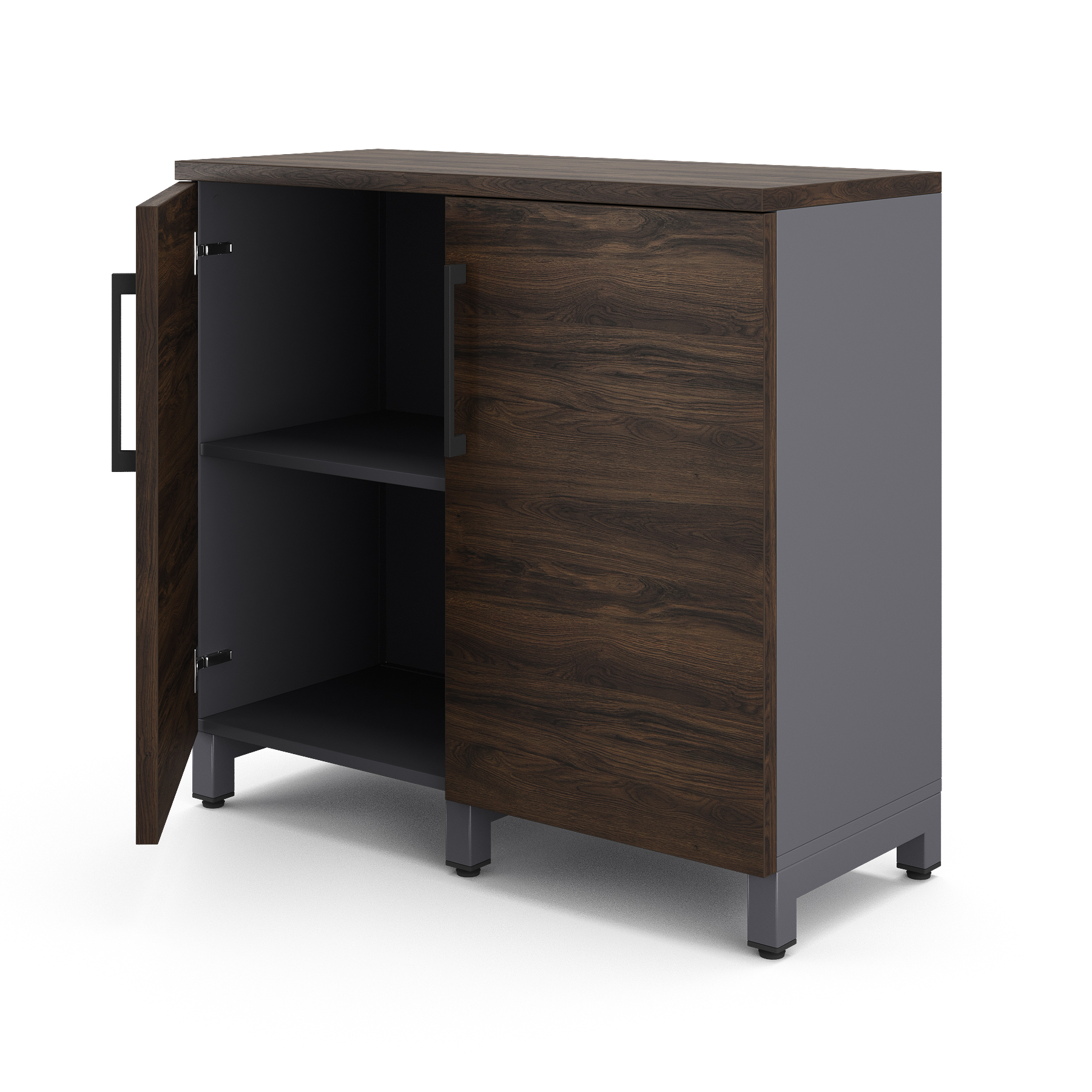 Шкаф распашной Kobor HR/2-90/40/M graphite/charlston Шкаф распашной Kobor HR/2-90/40/M graphite/charlston