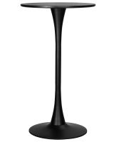 Стол барный MIA BAR (черная столешница, черное основание)