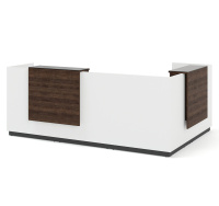 FASTA Приемная стойка угл._дл БЕЛЫЙ/ТАБАК