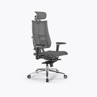 Кресло Y 4DF B2-14D - YM93+Infinity /Kc09/Nc09/D15P/H13mM-3D(M06.B35.G11.W04), Серый-Тем.Серый