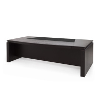 LAGO Стол письменный закругл. ДУБ ФЕРРО/ЧЕРНЫЙ