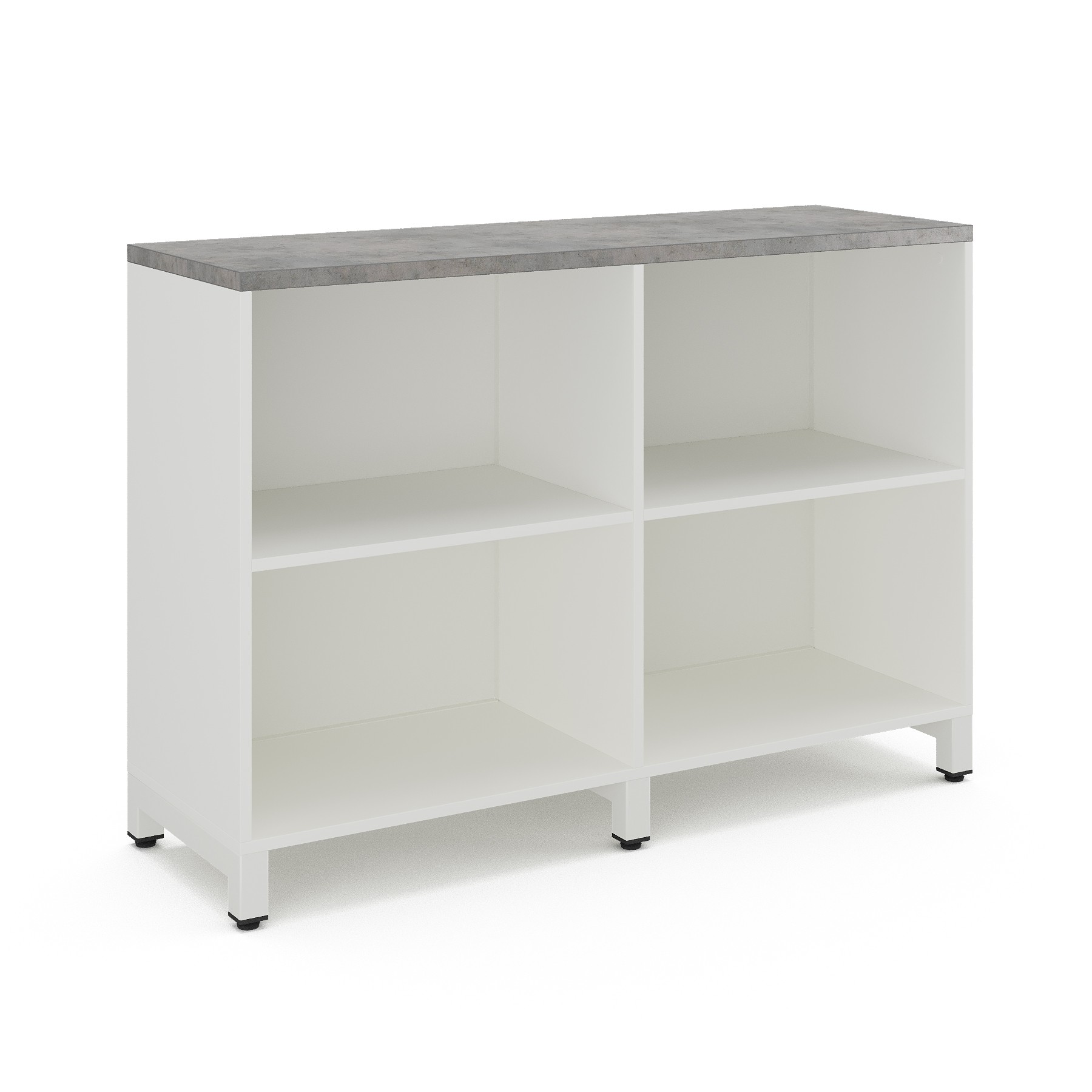 Шкаф открытый Kobor HO/2-120/60/M white/chicago Шкаф открытый Kobor HO/2-120/60/M white/chicago