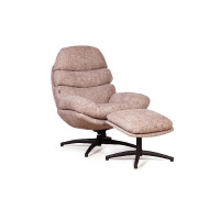 Кресло качалка с оттоманкой Sven, бежевый Кресло качалка с оттоманкой Sven, бежевый