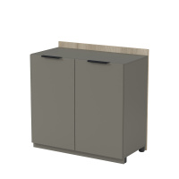 15ТР-С.809 Модуль тумбы распашной, СРЕДНИЙ (86.8x46x86 см) okwood/terra