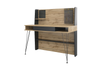 Компьютерный стол Нобира антрацит / дуб ирландский