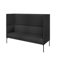 MNA38560001 Mona Трехместный диван с высокой спинкой 185x71x135 черный