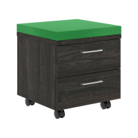 Тумба с подушкой XMC-2D.1A Дуб Юкон Модерн/Зеленый C-30 465х465х520 XTEN Тумба с подушкой XMC-2D.1A Дуб Юкон Модерн/Зеленый C-30 465х465х520 XTEN