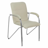 Стул Самба КС 1 ХРОМ SOFT экокожа крем