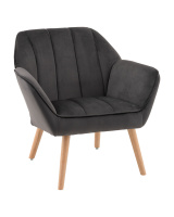 Кресло Руди серый