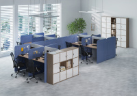 Мебель для колл-центров Riva Дуб Аттик Мебель для колл-центров Riva Дуб Аттик