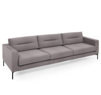 TENO 3м диван, ткань ТЕМНО-БЕЖЕВЫЙ/ЧЕРНЫЙ