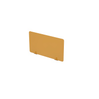 9БР.170.7 Барьер оргстекло (70x0.4x40 см) orange/алюминий матовый
