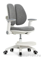 Кресло FALTO KIDS MAX DUO-P , ППУ латекс, спинка корсет, подножка, подлокотник 3D, обивка СЕРЫЙ Кресло FALTO KIDS MAX DUO-P , ППУ латекс, спинка корсет, подножка, подлокотник 3D, обивка СЕРЫЙ