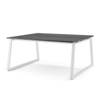 Стол офисный Kobor TR/2-160/140 white/wood Стол офисный Kobor TR/2-160/140 white/wood