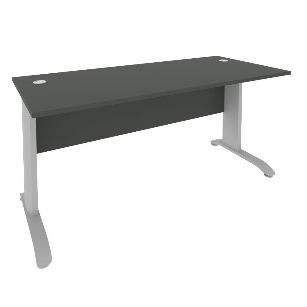 Riva Metal-L Стол письменный ПЛ.СП-4 Антрацит/Металл Серый 1600*720*750 Riva Metal-L Стол письменный ПЛ.СП-4 Антрацит/Металл Серый 1600*720*750
