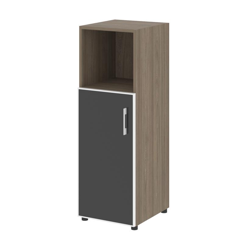 Yalta Шкаф узкий LT.SU-2.2 R (L) black Вяз Благородный/Стекло Black 400x450x1195 Yalta Шкаф узкий LT.SU-2.2 R (L) black Вяз Благородный/Стекло Black 400x450x1195