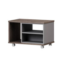 Стол журнальный 800х500х520 B-310_Дуб Веллингтон табак/Кубанит серый