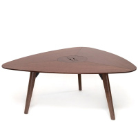 RAIL Стол д/переговоров треуг. ДУБ ТАБАК