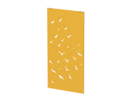 Перегородка с декором "Перелетные птицы" (фурнитура в комплекте) 120х1,2х240 (29 Манго)