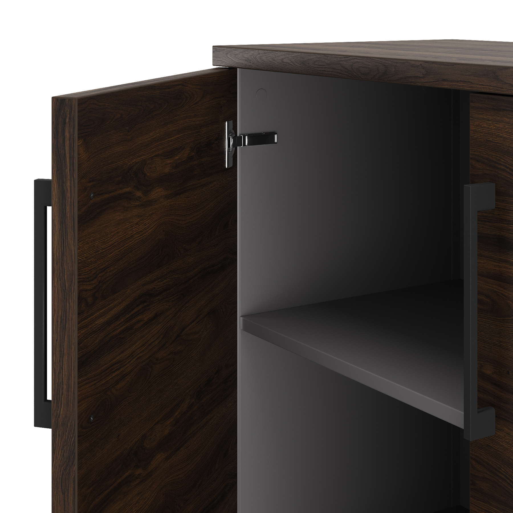 Шкаф распашной Kobor HR/3-90/60/M aluminum/charlston Шкаф распашной Kobor HR/3-90/60/M aluminum/charlston