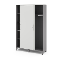 Шкаф-купе гардероб Kobor HKG/5-120/60/M aluminum/premium