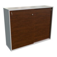 Шкаф-купе с топом и замком Steel 11320 тёмный дуб