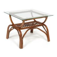 Столик кофейный VENICE 53x46x45 см, coco brown (коричневый кокос)