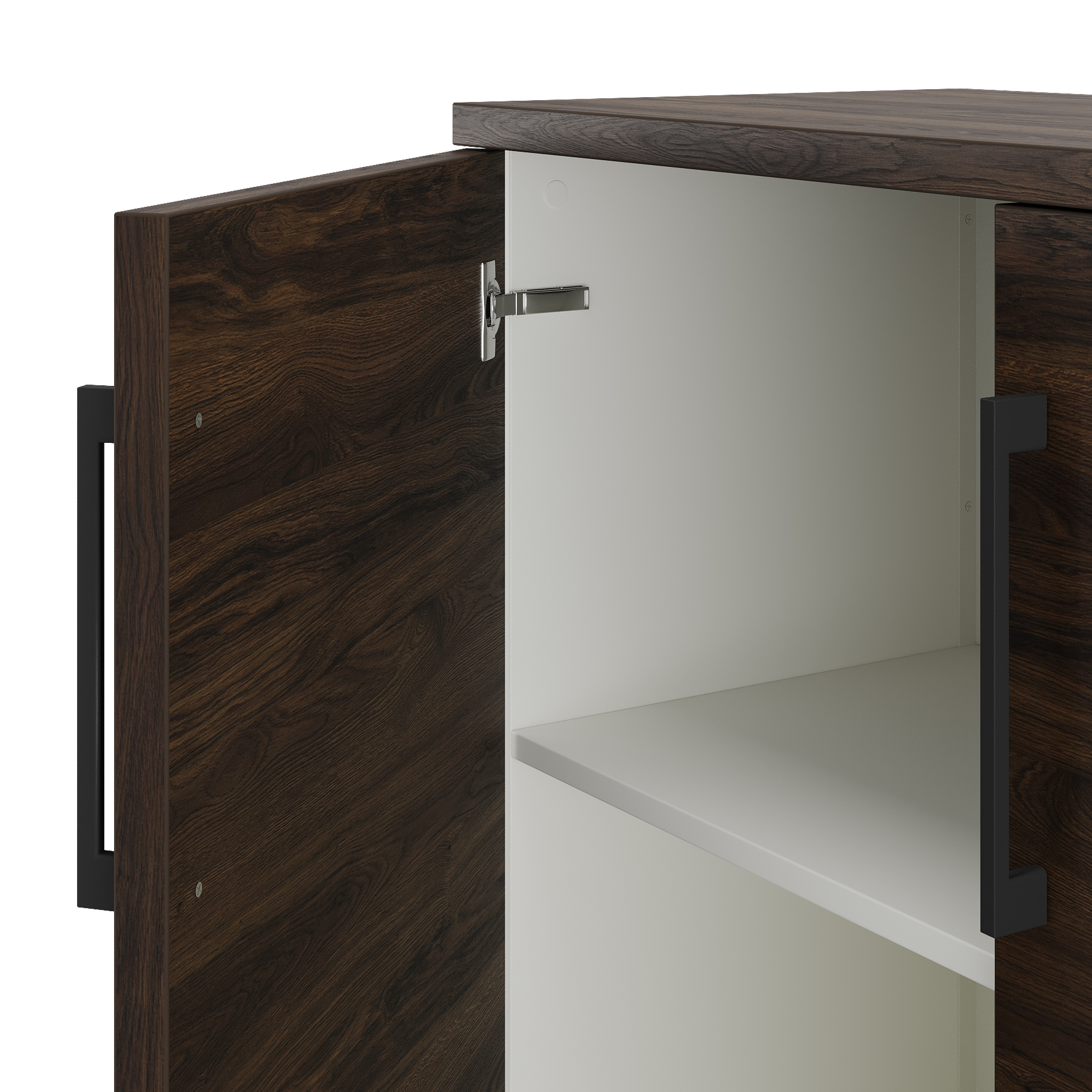 Шкаф распашной Kobor HR/2-90/60/M white/charlston Шкаф распашной Kobor HR/2-90/60/M white/charlston