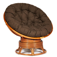 Кресло-качалка PAPASAN/ПАПАСАН w 23/01 B /с подушкой/ 115х78х104 см, Cognac (коньяк), ткань Коричневый, 3М7-147 Кресло-качалка PAPASAN/ПАПАСАН w 23/01 B /с подушкой/ 115х78х104 см, Cognac (коньяк), ткань Коричневый, 3М7-147