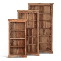 Шкафы для книг ( набор 3 шт.) Бомбей - 0761A палисандр, 90х40х176/75х35х151/60х30х121 см, Natural tinted (натуральный тонированный) Шкафы для книг ( набор 3 шт.) Бомбей - 0761A палисандр, 90х40х176/75х35х151/60х30х121 см, Natural tinted (натуральный тонированный)