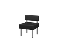 MVK11257 Модуль 1-местный Bu1 Ecotex black
