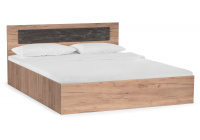 Кровать Taika 160х200 дуб золотой / камень темный Кровать Taika 160х200 дуб золотой / камень темный