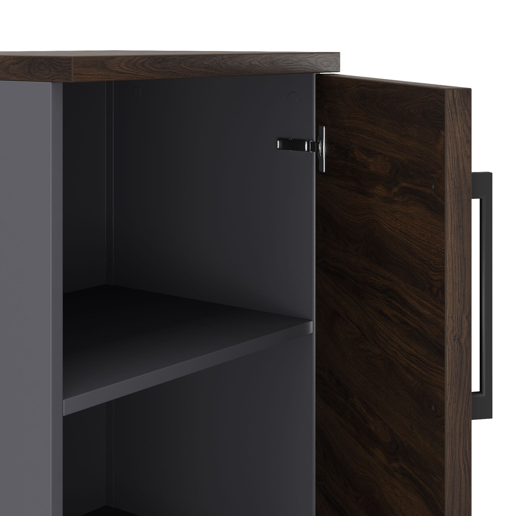 Шкаф распашной Kobor HR/3-45/40/M graphite/charlston Шкаф распашной Kobor HR/3-45/40/M graphite/charlston