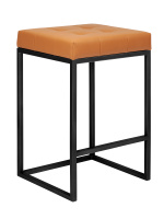 Стул полубарный SOHO, черный, экокожа Foxy